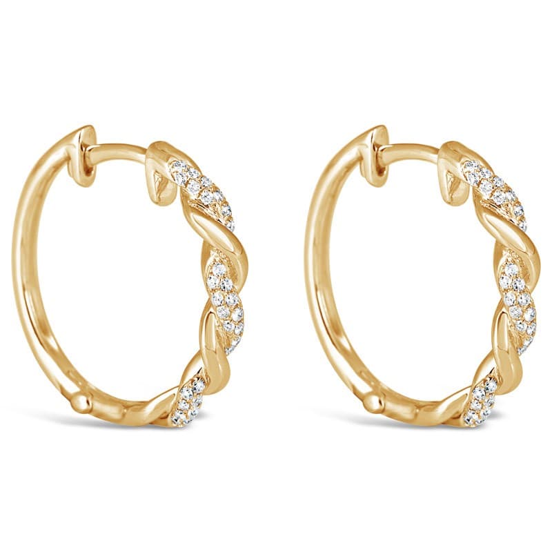 Women’s Diamond Hoop Earrings online from Kajal Naina