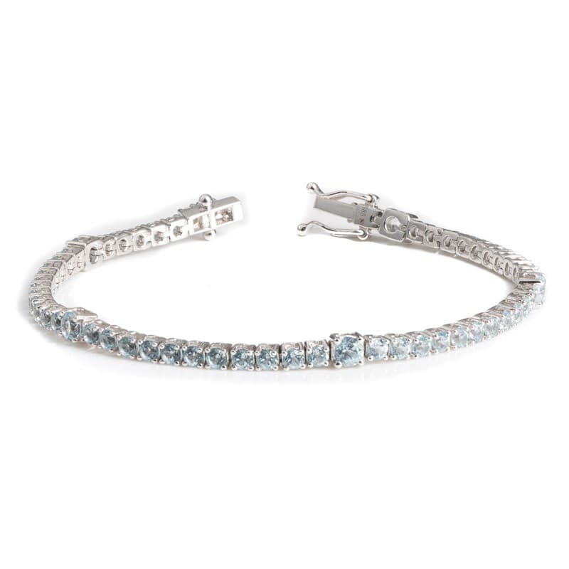 Aquamarine Tennis bracelet from Kajal Naina
