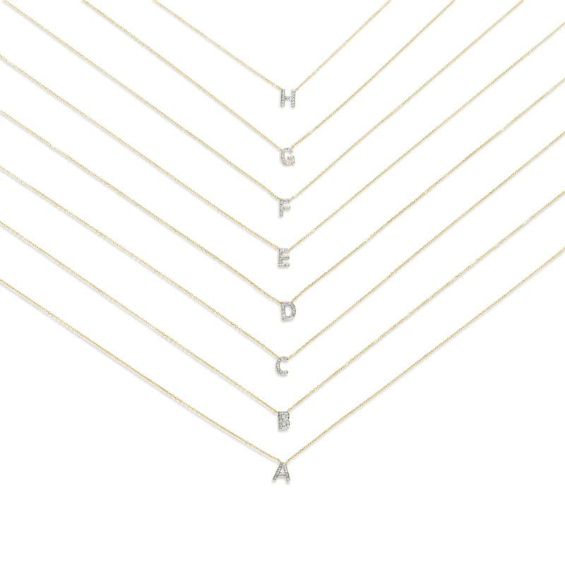 Single Letter Necklace